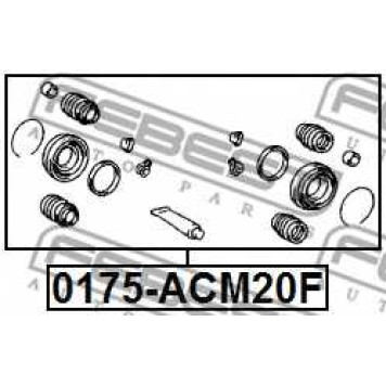 Ремкомплект тормозного суппорта FEBEST 0175-ACM20F-1