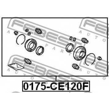 Ремкомплект тормозного суппорта FEBEST 0175-CE120F-1