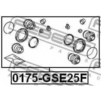 Ремкомплект тормозного суппорта FEBEST 0175-GSE25F-1