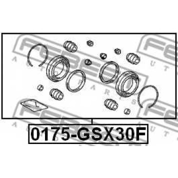 Ремкомплект тормозного суппорта FEBEST 0175-GSX30F-1