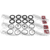 Ремкомплект тормозного суппорта FEBEST 0175-HZJ80F