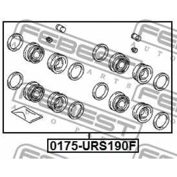 Ремкомплект тормозного суппорта FEBEST 0175-URS190F-1