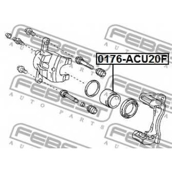 Поршень корпуса скобы тормоза FEBEST 0176-ACU20F-1