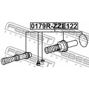Ремкомплект главного тормозного цилиндра FEBEST 0179R-ZZE122-1