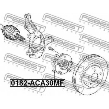 Ступица колеса FEBEST 0182-ACA30MF-1