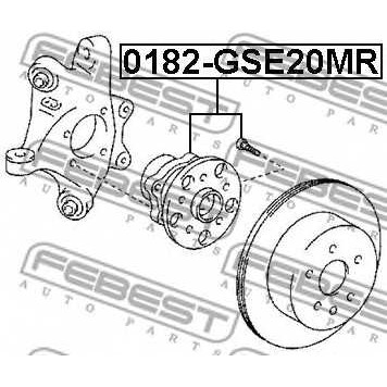 Ступица колеса FEBEST 0182-GSE20MR-1