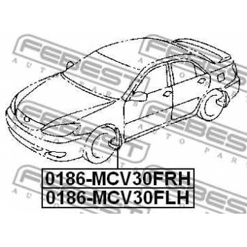 Монтажный комплект, крыло FEBEST 0186-MCV30FRH-1