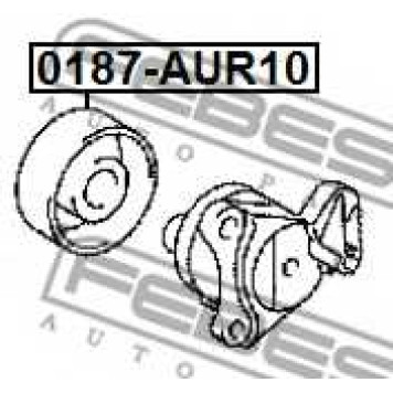 Натяжной ролик поликлинового ременя FEBEST 0187-AUR10-1