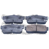 Колодки тормозные дисковые задний для INFINITI G20, I30 / NISSAN ALMERA TINO, ALMERA, ALTIMA, AVENIR, BLUEBIRD, MAXIMA QX, MAXIMA, PRIMERA, PULSAR, SENTRA, SUNNY <b>FEBEST 0201-A33R</b>