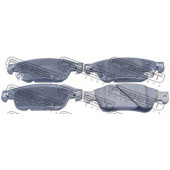 Колодки тормозные дисковые передний для INFINITI EX, G <b>FEBEST 0201-CV36F</b>