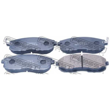 Колодки тормозные дисковые передний для INFINITI G, I30 / NISSAN 180 SX, 200 SX, 350 Z, ALMERA TINO, ALTIMA, AVENIR, CEFIRO, CUBE, EXPERT, JUKE, LATIO, LAUREL, MAXIMA QX, MAXIMA, PRIMERA, PULSAR, SENTRA, SKYLINE, STAGEA, SYLPHY, TEANA, TIIDA <b>FEBEST 020