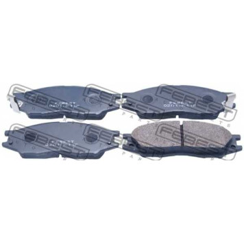 Колодки тормозные дисковые передний для NISSAN ALMERA(N16), AVENIR, BLUEBIRD SYLPHY(G10), CUBE(Z10), EXPERT(W11), MICRA(K11), SUNNY, TSUBAME <b>FEBEST 0201-K11F</b>