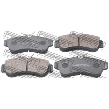 Колодки тормозные дисковые передний для NISSAN ALMERA(N16), PRIMERA(P10,P11,WP11) <b>FEBEST 0201-N16F</b>