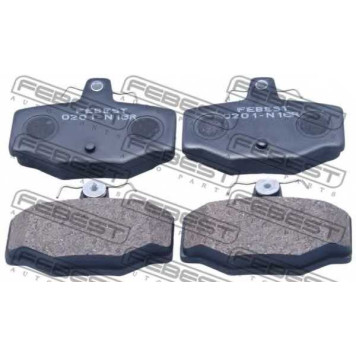 Колодки тормозные дисковые задний для NISSAN ALMERA TINO(V10), ALMERA(N16) <b>FEBEST 0201-N16R</b>