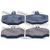Колодки тормозные дисковые задний для NISSAN ALMERA TINO(V10), ALMERA(N16) <b>FEBEST 0201-N16R</b>