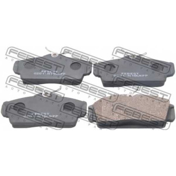 Колодки тормозные дисковые передний для NISSAN ALMERA(N16) <b>FEBEST 0201-N16UKPF</b>