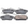 Колодки тормозные дисковые передний для NISSAN ALMERA(N16) <b>FEBEST 0201-N16UKPF</b>