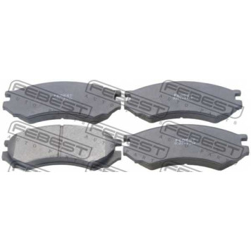 Колодки тормозные дисковые передний для NISSAN PRIMERA(P10) <b>FEBEST 0201-P10F</b>
