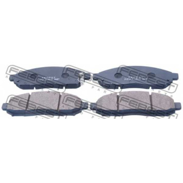 Колодки тормозные дисковые передний для NISSAN NAVARA(D40), NP300 NAVARA(D23), PATHFINDER(R51) <b>FEBEST 0201-R51MF</b>