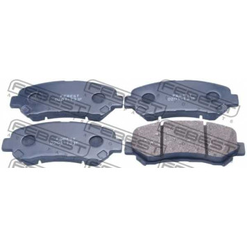 Колодки тормозные дисковые передний для NISSAN QASHQAI(J10,JJ10), X-TRAIL(T31) <b>FEBEST 0201-T31F</b>