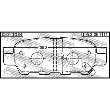 Колодки тормозные дисковые задний для INFINITI EX, FX, G, M35 / NISSAN 350 Z, 370 Z, ALTIMA, BLUEBIRD SYLPHY, CEFIRO, CUBE, ELGRAND, JUKE, LATIO, LEAF, MURANO, PATHFINDER, PULSAR, QASHQAI, QUEST, SENTRA, SERENA, SKYLINE, STAGEA, SYLPHY, TEANA, TIIDA, X-TR-1