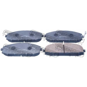 Колодки тормозные дисковые передний для NISSAN PATROL GR(Y61), PATROL <b>FEBEST 0201-Y61F</b>