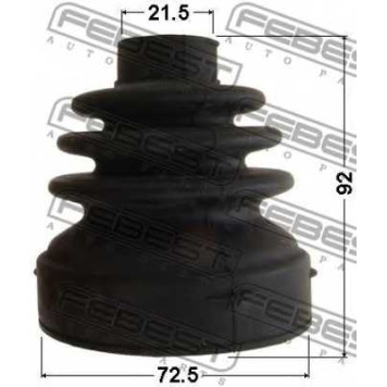 Пыльник приводного вала FEBEST 0215-C11XT-1