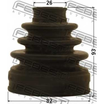 Пыльник приводного вала FEBEST 0215-D40-1