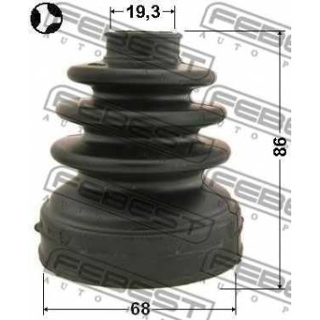 Пыльник приводного вала FEBEST 0215-E11ATT-1