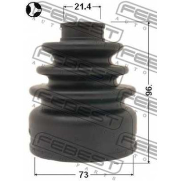 Пыльник приводного вала FEBEST 0215-J1016-1