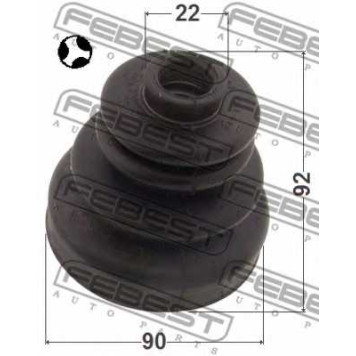Пыльник приводного вала FEBEST 0215-R20T-1