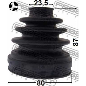Пыльник приводного вала FEBEST 0215-T30T-1
