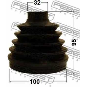 Пыльник приводного вала FEBEST 0217P-TA60R-1