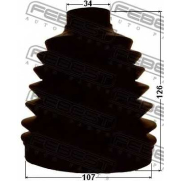 Пыльник приводного вала FEBEST 0217P-Y62-1