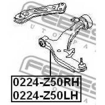 Рычаг независимой подвески колеса FEBEST 0224-Z50LH-1