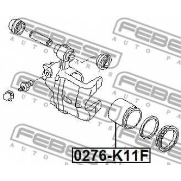 Поршень корпуса скобы тормоза FEBEST 0276-K11F-1
