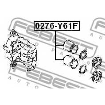 Поршень корпуса скобы тормоза FEBEST 0276-Y61F-1
