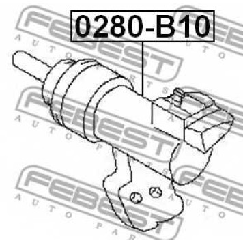 Рабочий цилиндр сцепления FEBEST 0280-B10-1