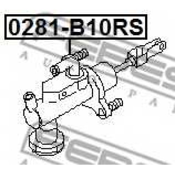 Главный цилиндр сцепления FEBEST 0281-B10RS-1