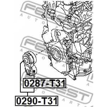 Натяжитель ремня FEBEST 0290-T31-1
