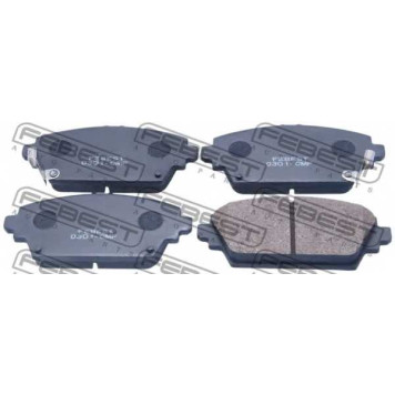 Колодки тормозные дисковые передний для HONDA ACCORD(CG,CH,CK) / NISSAN ALMERA TINO(V10), PRIMERA(P12,WP12) <b>FEBEST 0301-CMF</b>