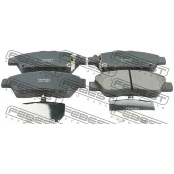 Колодки тормозные дисковые передний для HONDA CR-Z(ZF1), FREED, INSIGHT(ZE#), MOBILIO <b>FEBEST 0301-GEF</b>