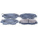 Колодки тормозные дисковые передний для HONDA CR(RD,RD#) <b>FEBEST 0301-RD5F</b>