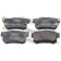 Колодки тормозные дисковые задний для HONDA ACCORD, ASCOT, AVANCIER, CIVIC, CR, INSPIRE, SHUTTLE, STREAM, TORNEO / SUZUKI SWIFT, SX4 <b>FEBEST 0301-RD9R</b>