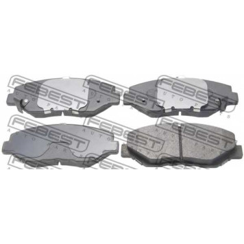Колодки тормозные дисковые передний <b>FEBEST 0301-RDF</b>