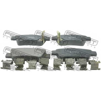 Колодки тормозные дисковые задний <b>FEBEST 0301-RER</b>