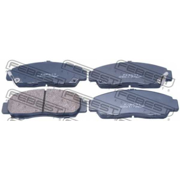 Колодки тормозные дисковые передний для ACURA LEGEND, RL, TL / HONDA ACCORD(CL,CM,CU), AVANCIER, ELYSION, INSPIRE, LEGEND(KA9), SHUTTLE(RA), TORNEO <b>FEBEST 0301-RN5F</b>