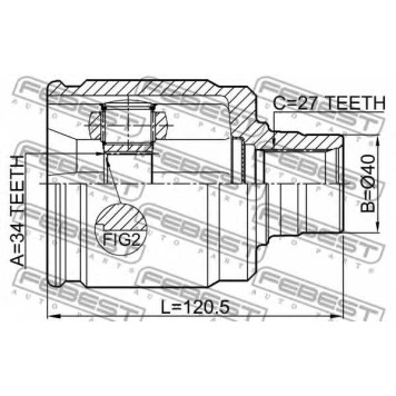 Шарнир приводного вала FEBEST 0311-CL20RH-1