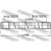 Приводной вал FEBEST 0312-RD1LH