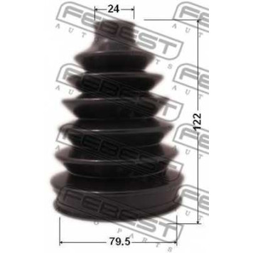 Пыльник приводного вала FEBEST 0317P-FD-1